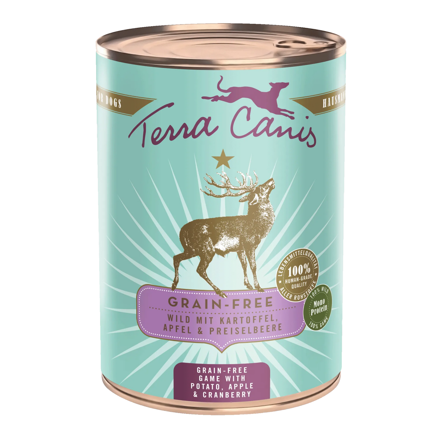 Terra Canis - Grain-free Ciervo con patata, manzana y arándanos rojos