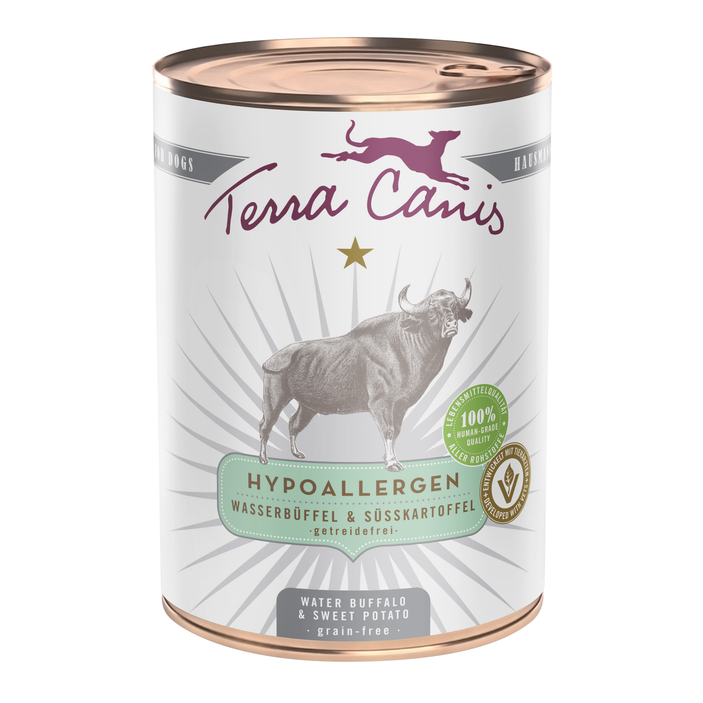 Terra Canis Hypoallergenic Búfalo de agua con batata