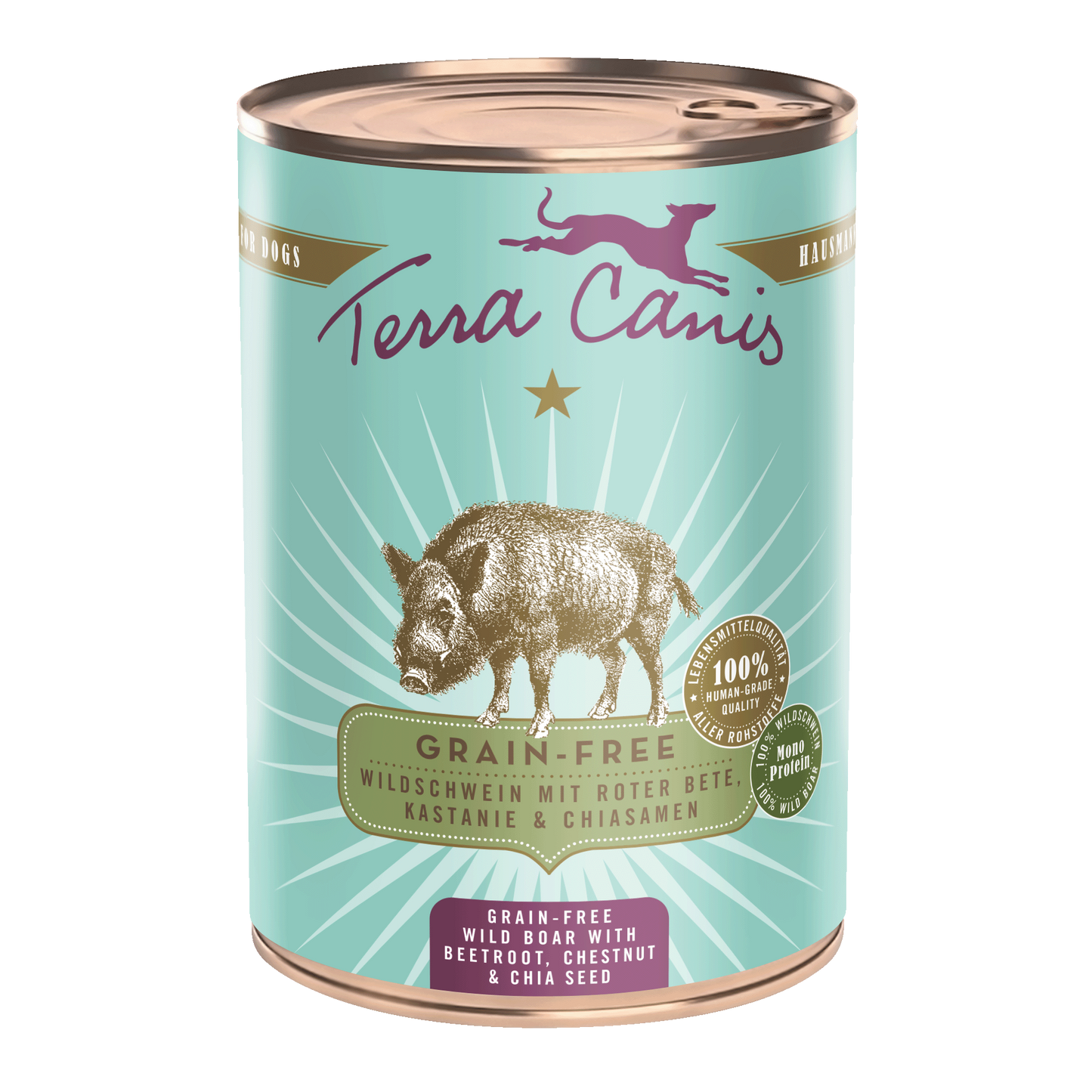 Terra Canis Grain-free Jabalí con remolacha, castaña y semillas de chía