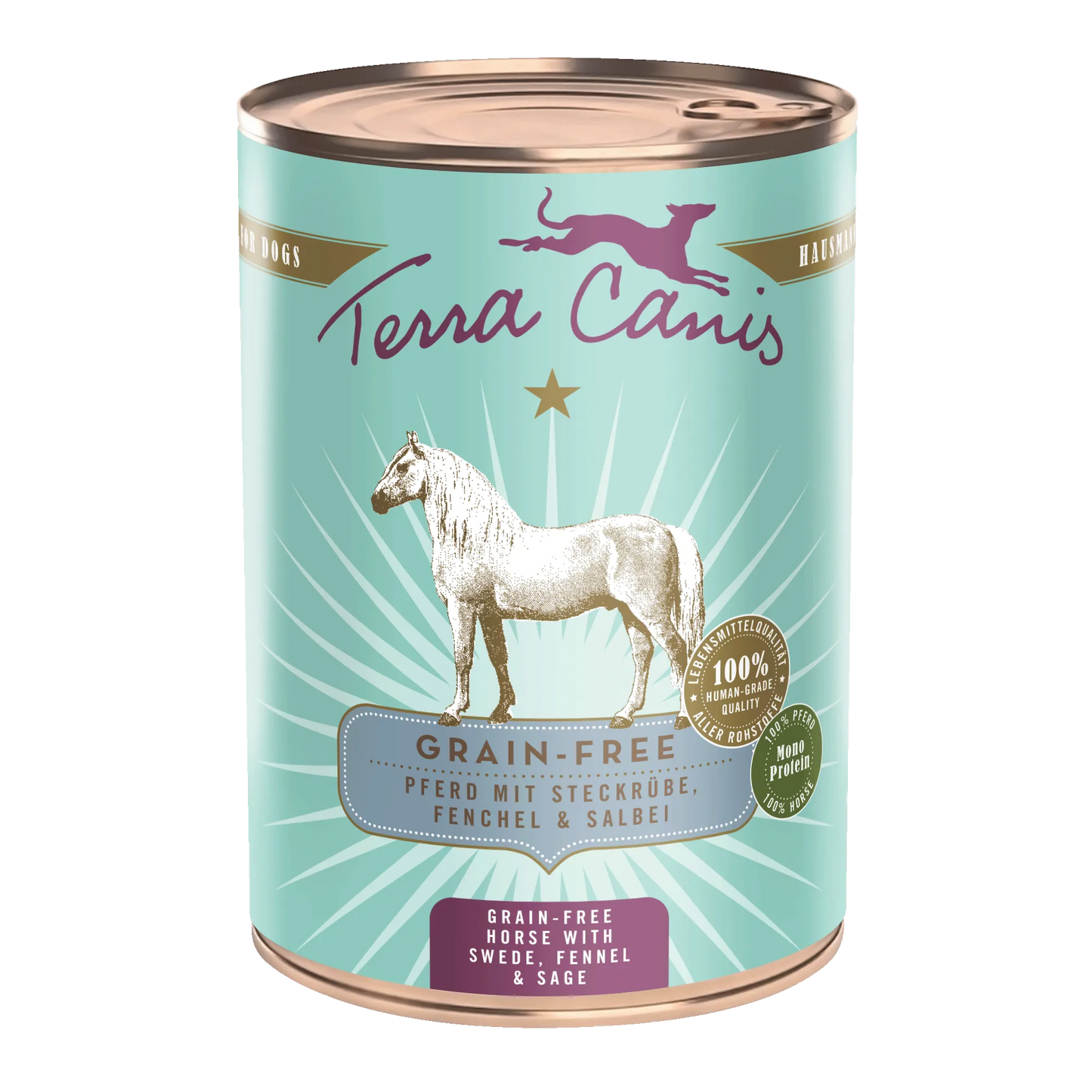 Terra Canis Grain-free Caballo con colinabo, hinojo y salvia
