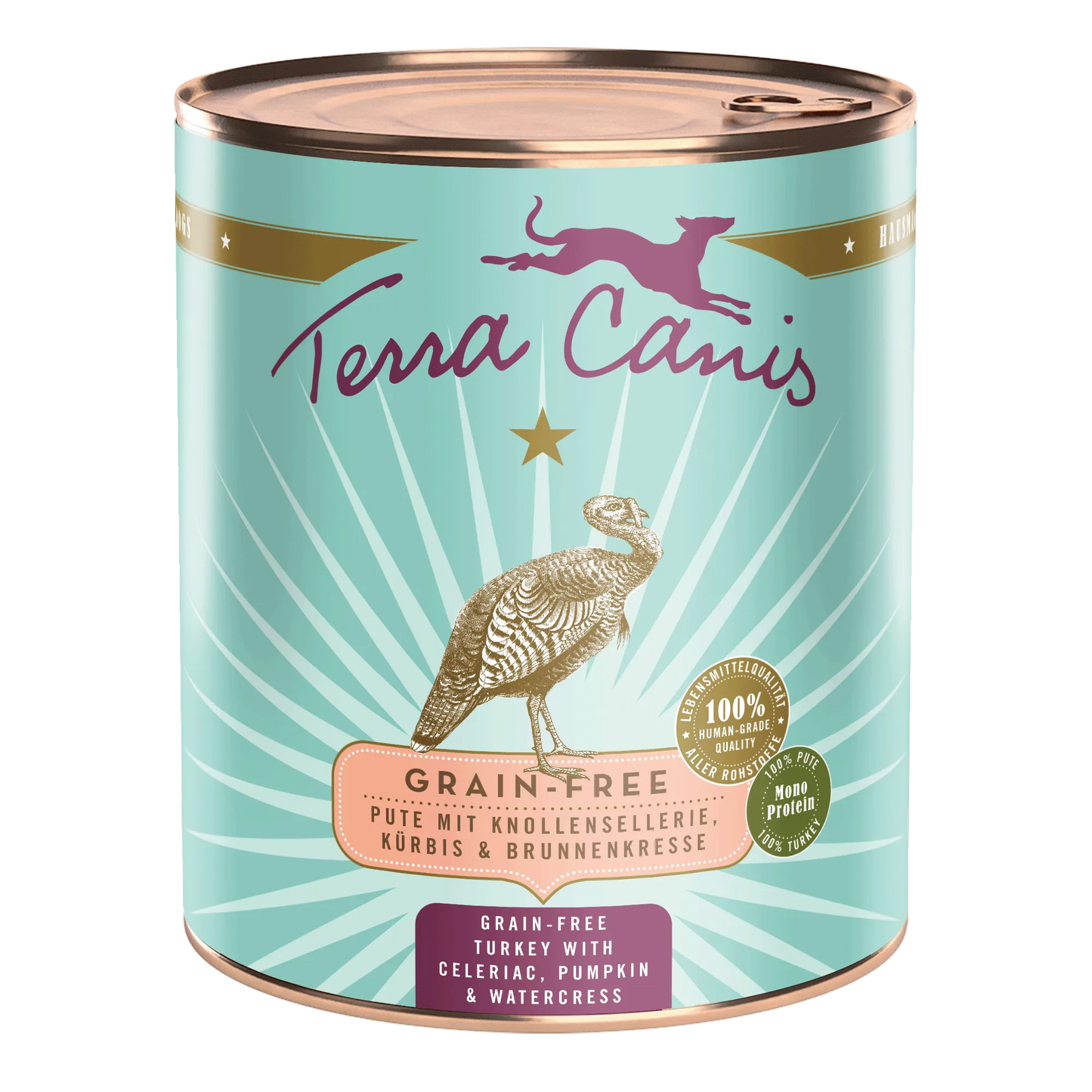 Terra Canis Grain-free Pavo con apionabo, calabaza y berro