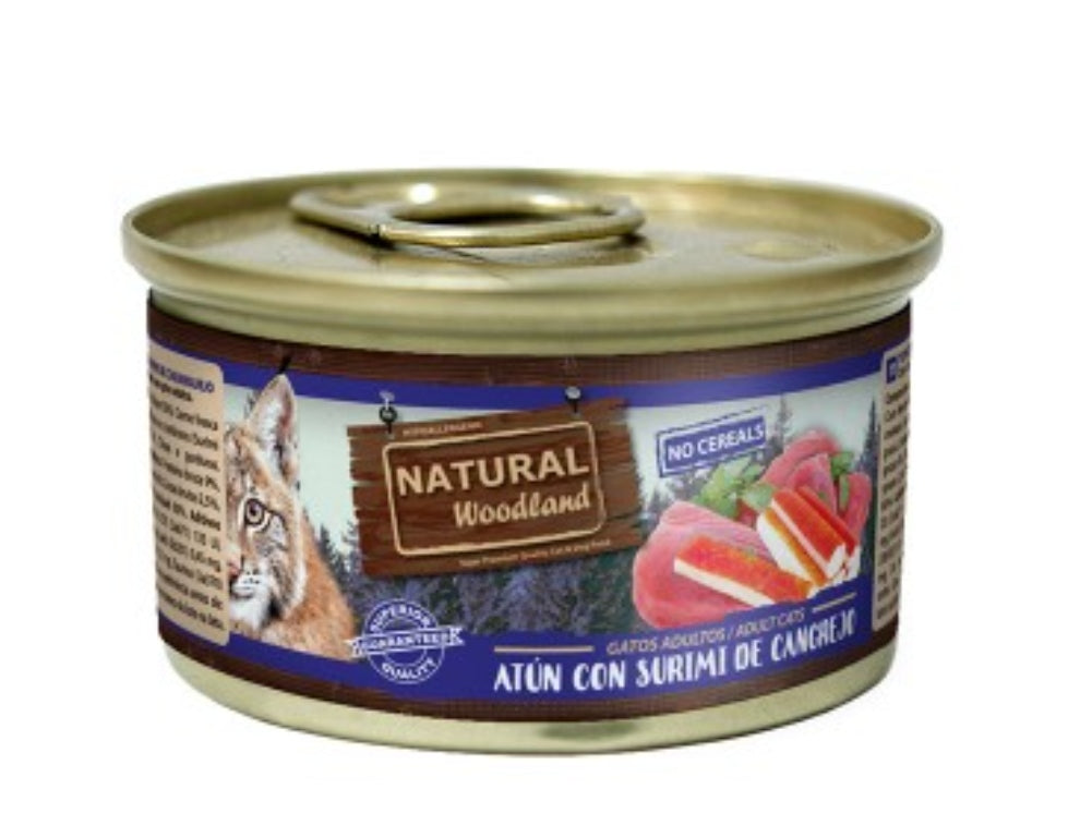 Natural woodland Atún surimi 85gr