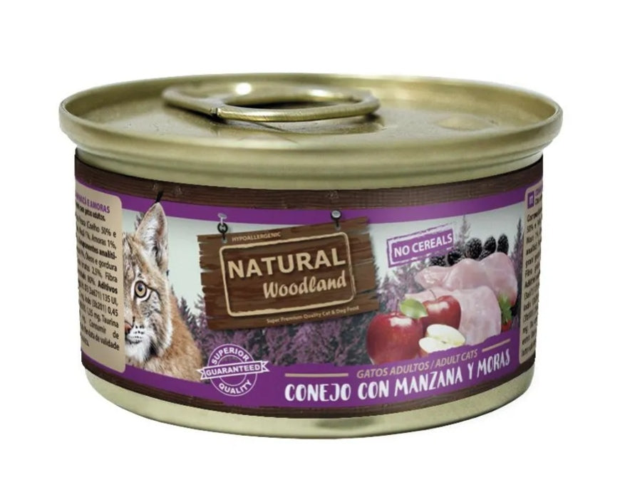 Natural woodland conejo 85gr 🐱