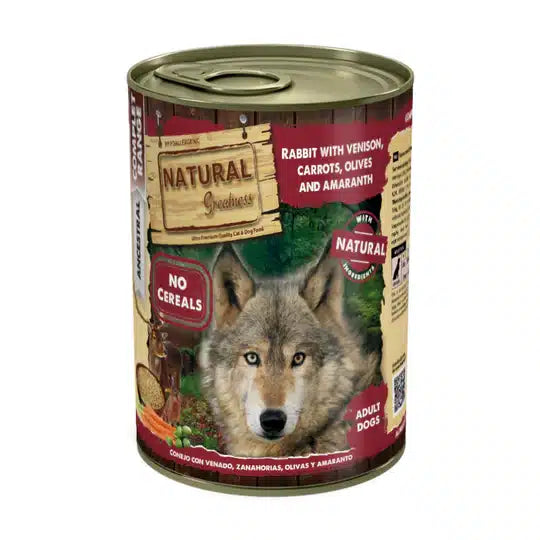 Natural Greatness Conejo y Venado 400gr Perro