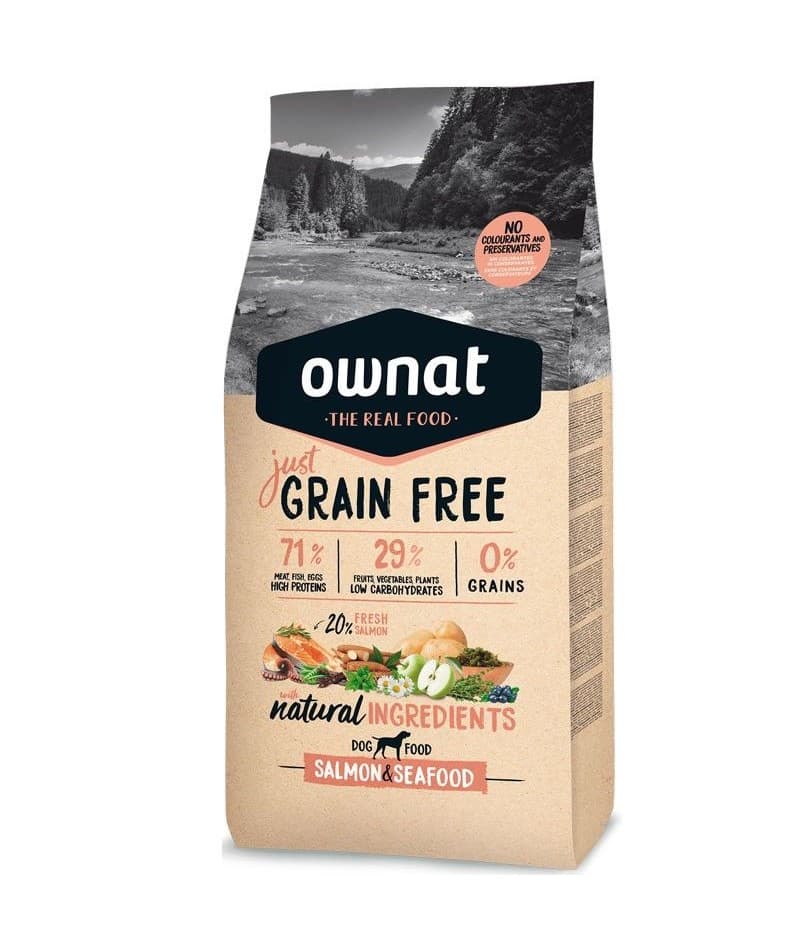 Ownat Just Grain Free Salmon & Marisco