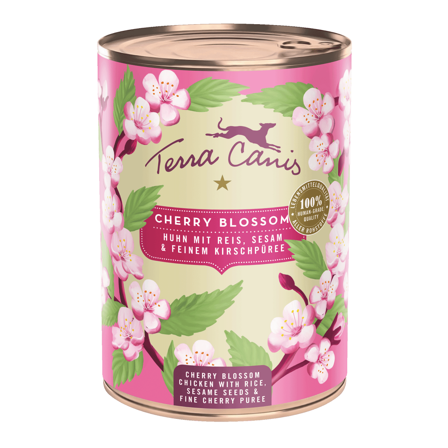 Terra Canis - Cherry Blossom: Pollo con arroz, sésamo y un fino puré de cerezas