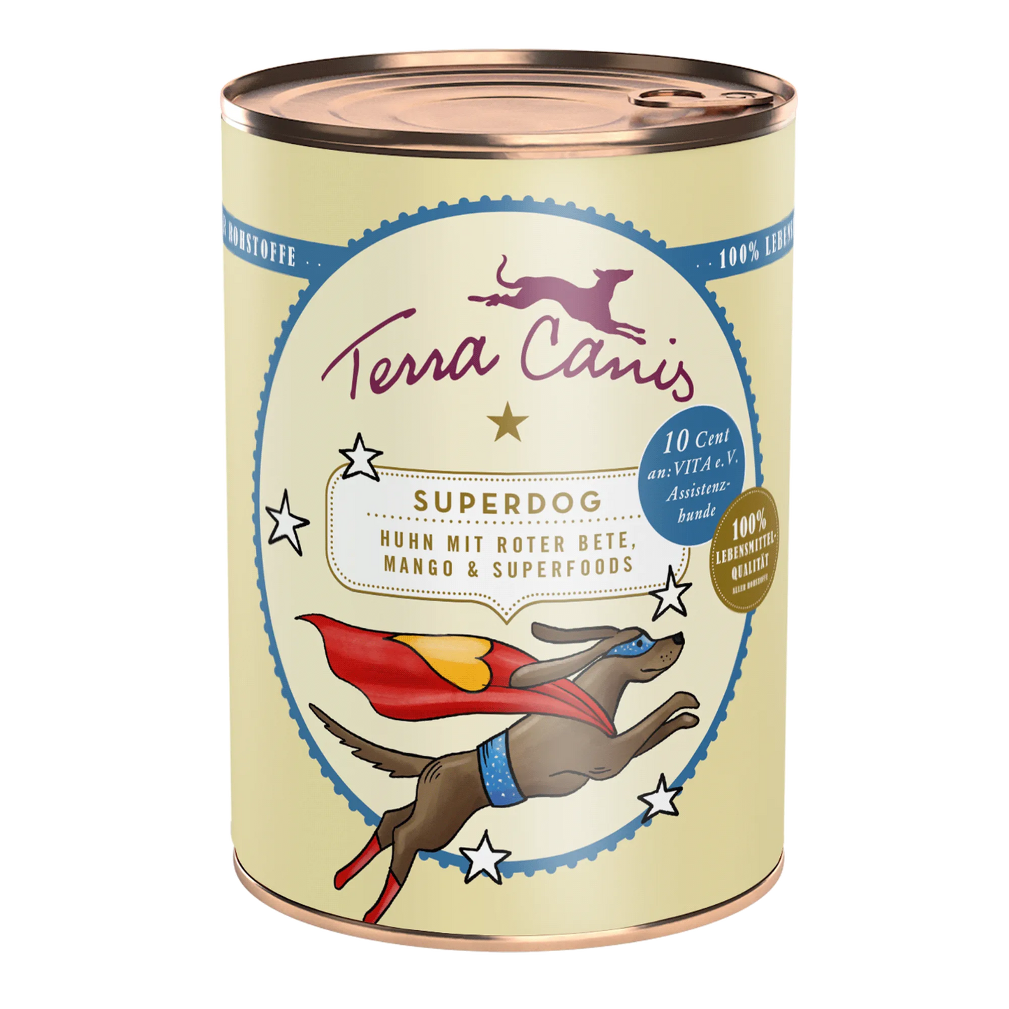 Superdog – Pollo con remolacha, mango y superalimentos