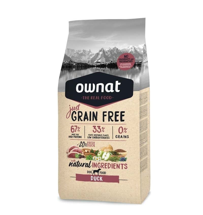 Ownat Just Grain Free Pato y Pollo