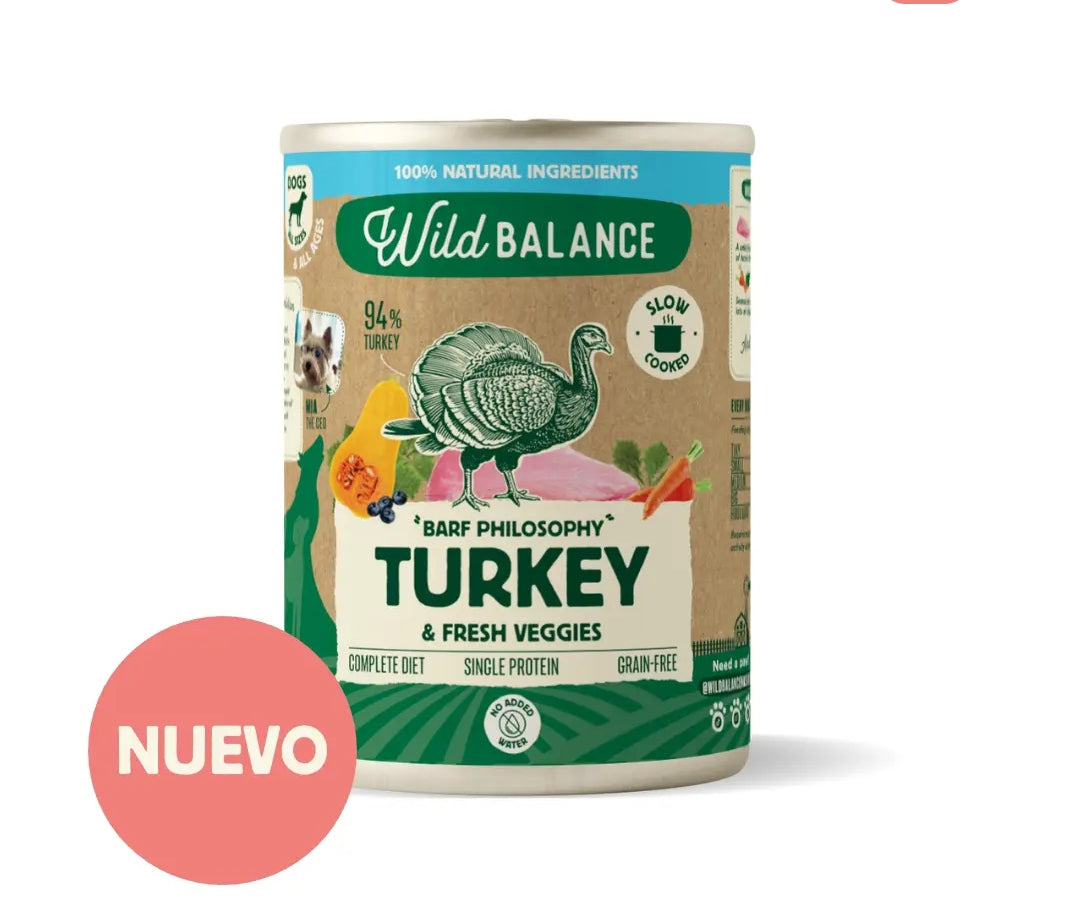 Wild balance filosofía Barf Pavo