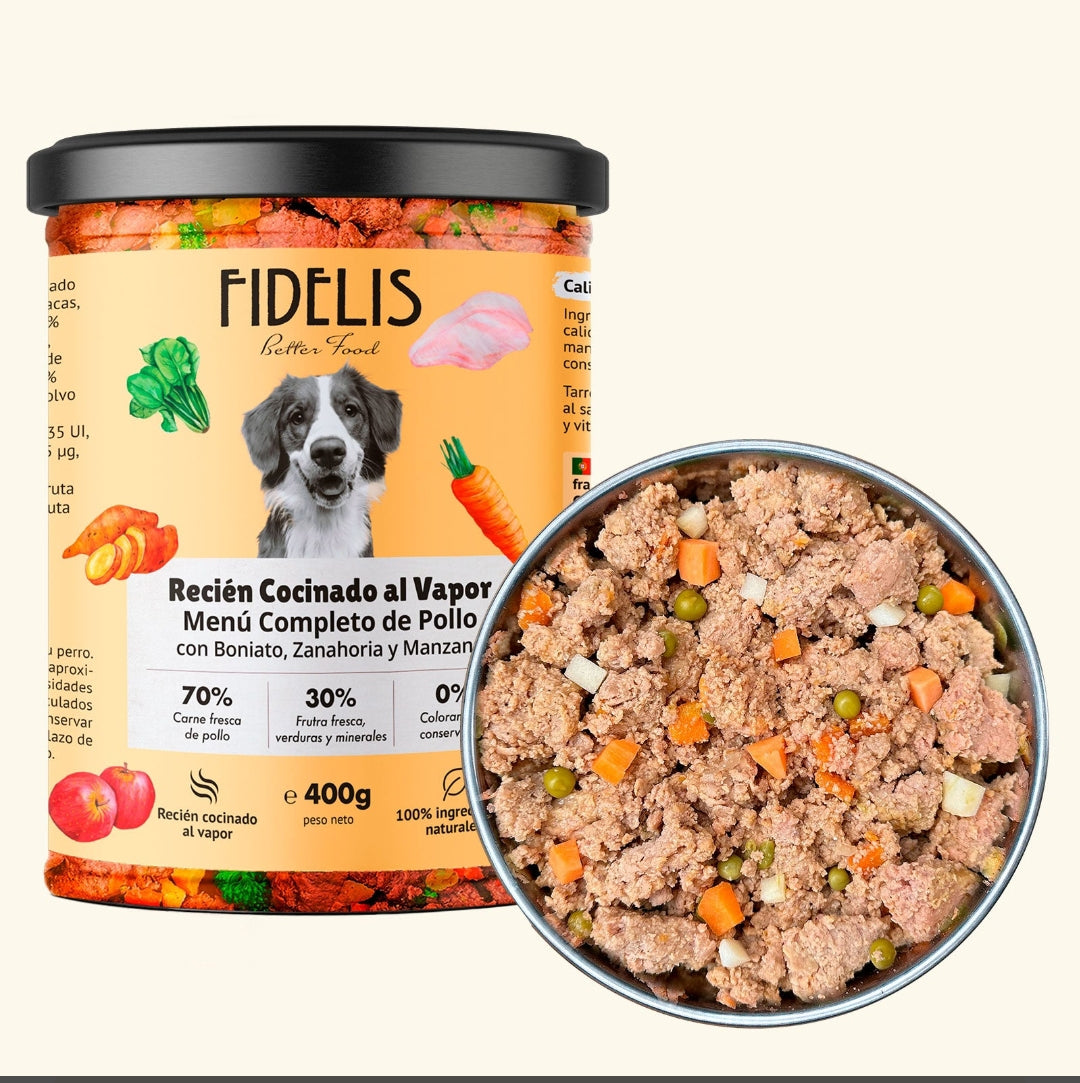 Fidelis menú Pollo 400gr
