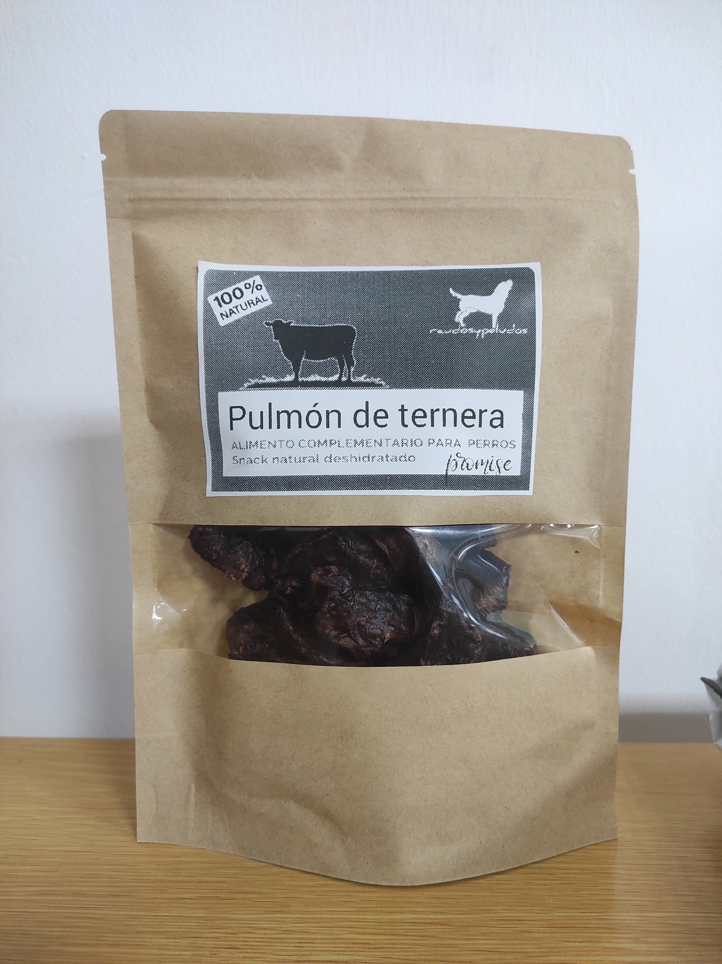 Pulmón de ternera deshidratado 90gr plancha