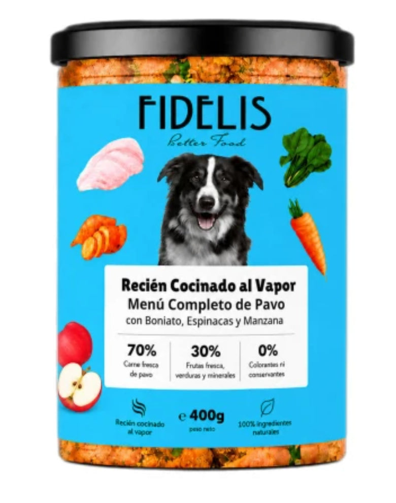 Fidelis menú Pavo 400gr