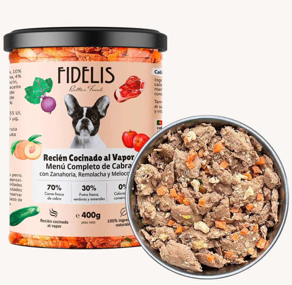 Fidelis menú de Cabra 400gr