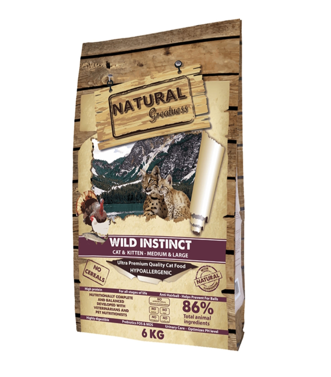 Natural greatness Wild Instint 6kg medium-large