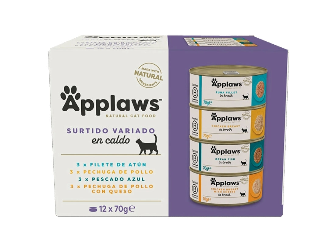 Applaws Pack Variety Selection 12x70gr lata