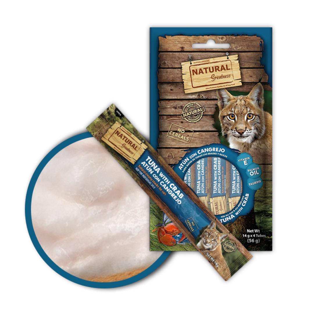 Snack liquido Atún Cangrejo (4ud) Gato