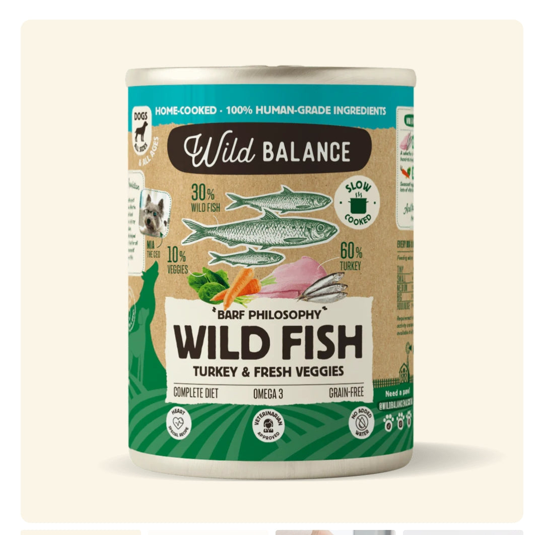 Filosofía BARF Wild fish 400gt