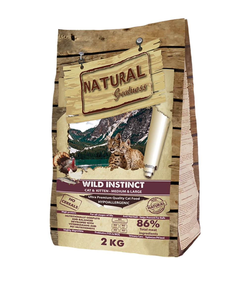 Natural greatness Wild Instint 2kg medium-large