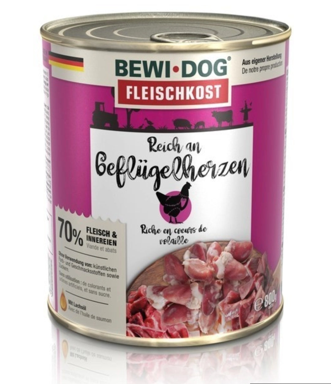 Bewidog Corazones Ave 800gr