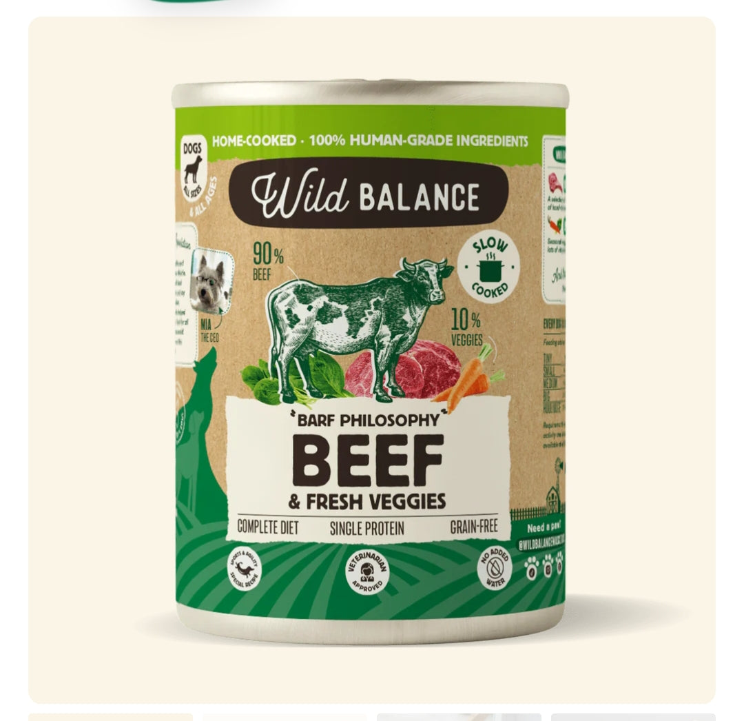 Filosofía BARF Ternera 400gr