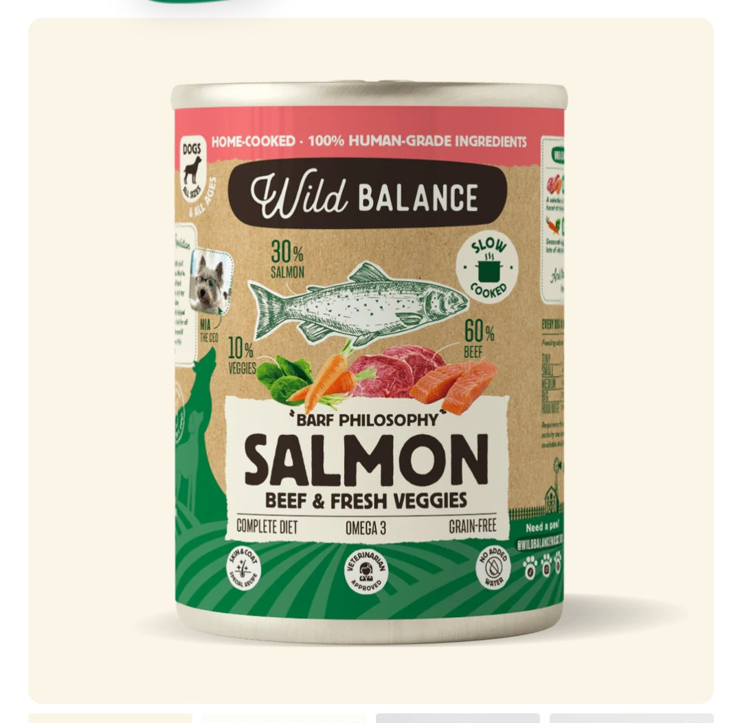 Filosofía BARF Salmón 400gr