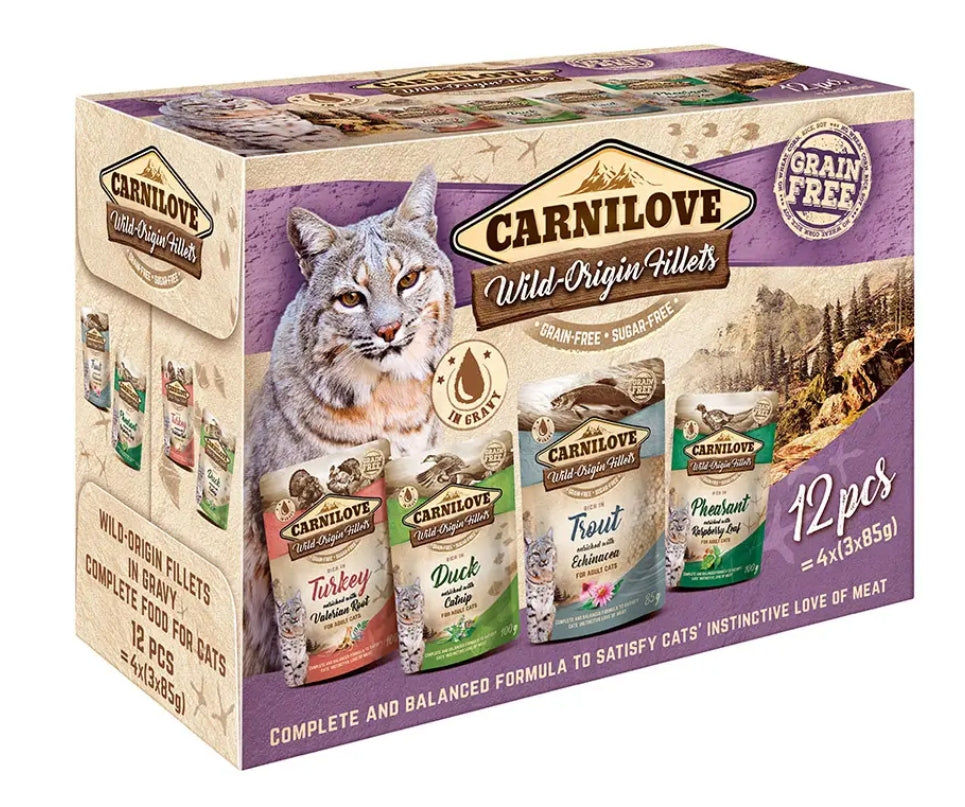 Multipack Carnilove Cat pouch x12