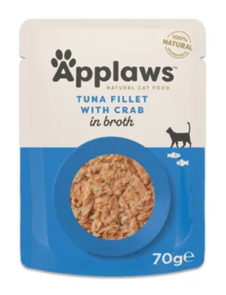 Applaws Atún y Cangrejo sobre 70gr