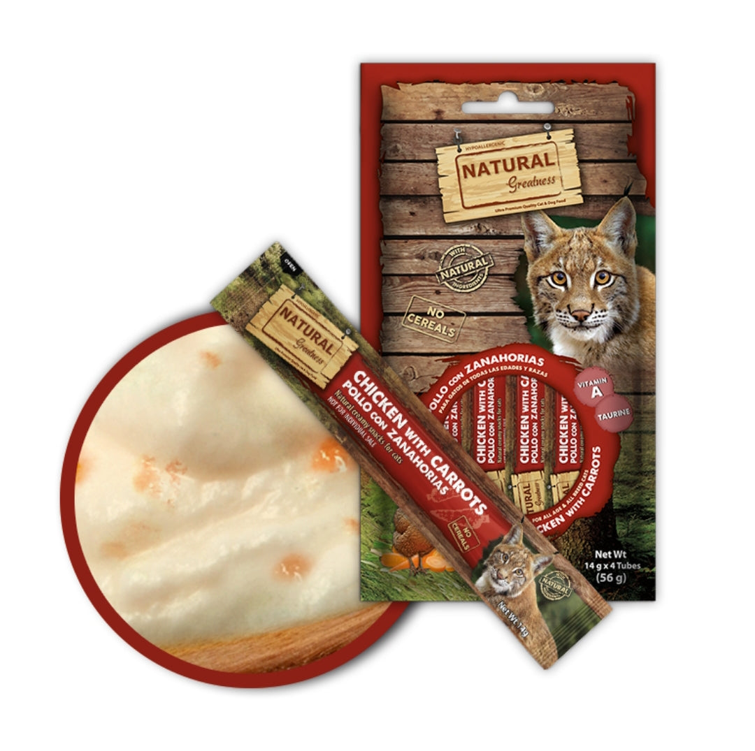 Snack liquido Pollo zanahoria (4ud) Gato