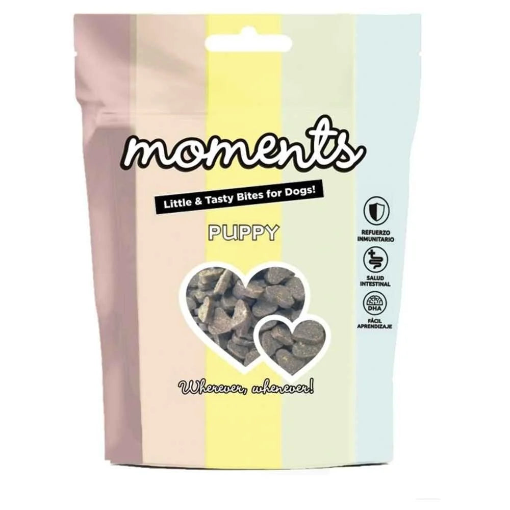 Snacks Moments Puppy Salmon para Perros 60 g