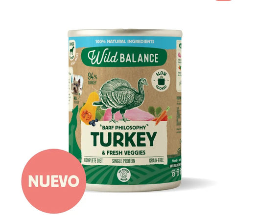 Wild balance filosofía Barf Pavo