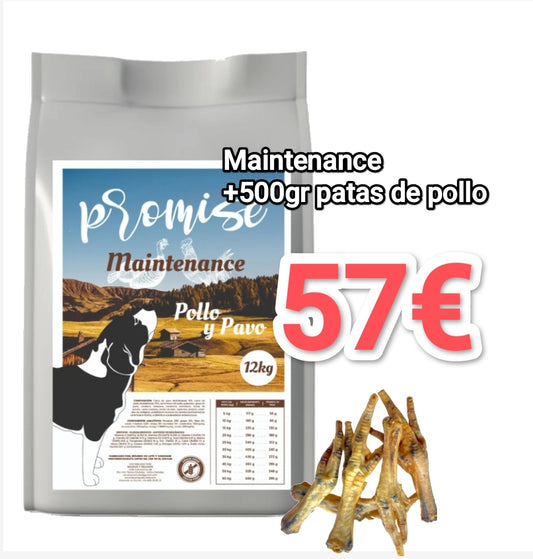 Promise MAINTENANCE+500gr de patas de pollo