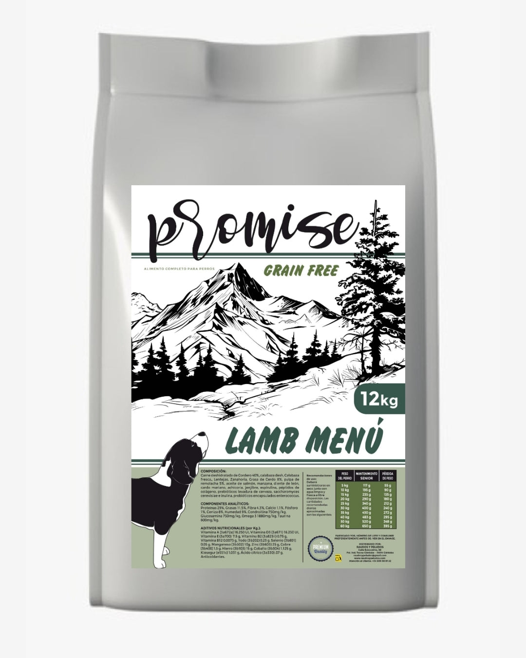 Promise LAMB MENÚ' 12kg