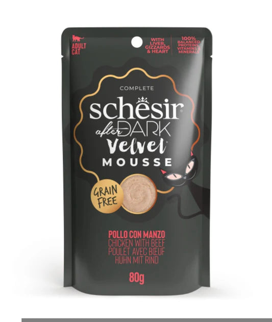 Schesir After Dark pollo ternera sobre 80gr