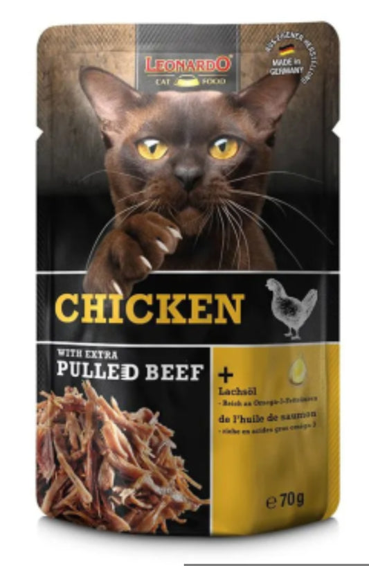 Leonardo Chicken extra pulled Beef 70gr