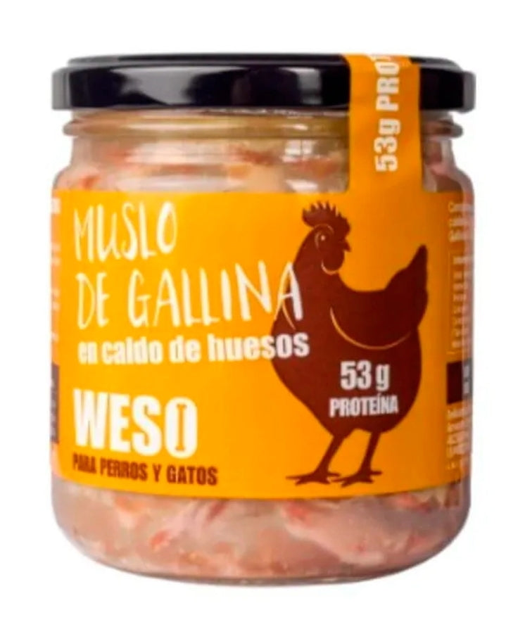 Caldo muslos de pollo Weso