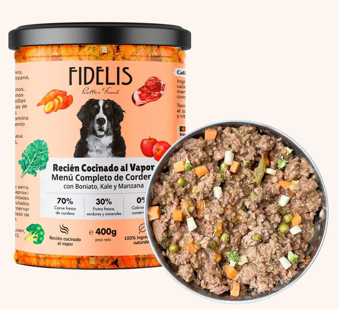Fidelis menú Cordero 400gr