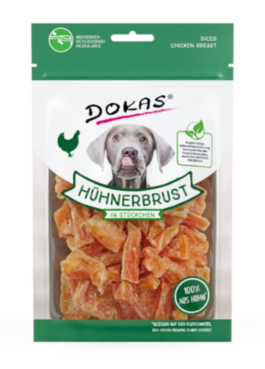 Dados de pechuga de pollo 70gr