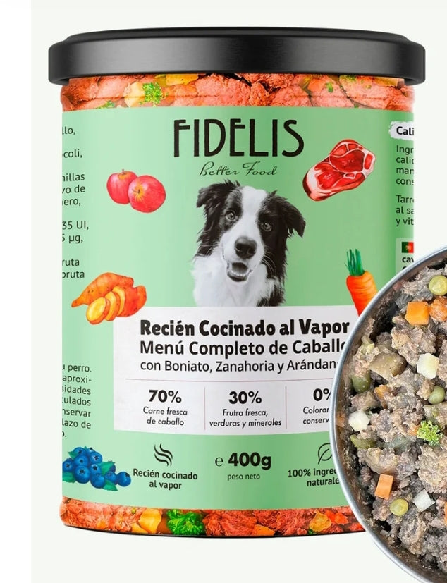 Fidelis menú Caballo 400gr