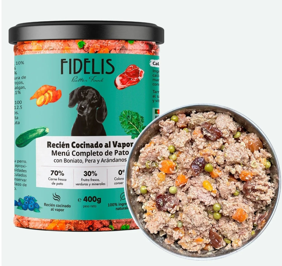 Fidelis menú de Pato 400gr