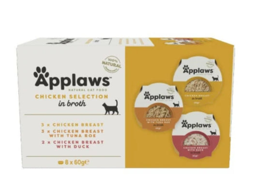 Applaws Cat Pot Selección pollo 8x60gr