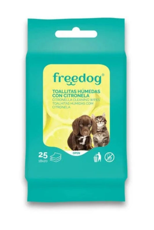 Toallitas Freedog Citronela 25ud