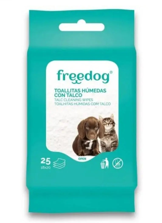 Toallitas Freedog Talco 25ud