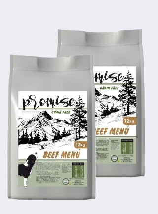 2x Promise BEEF MENÚ 12kg