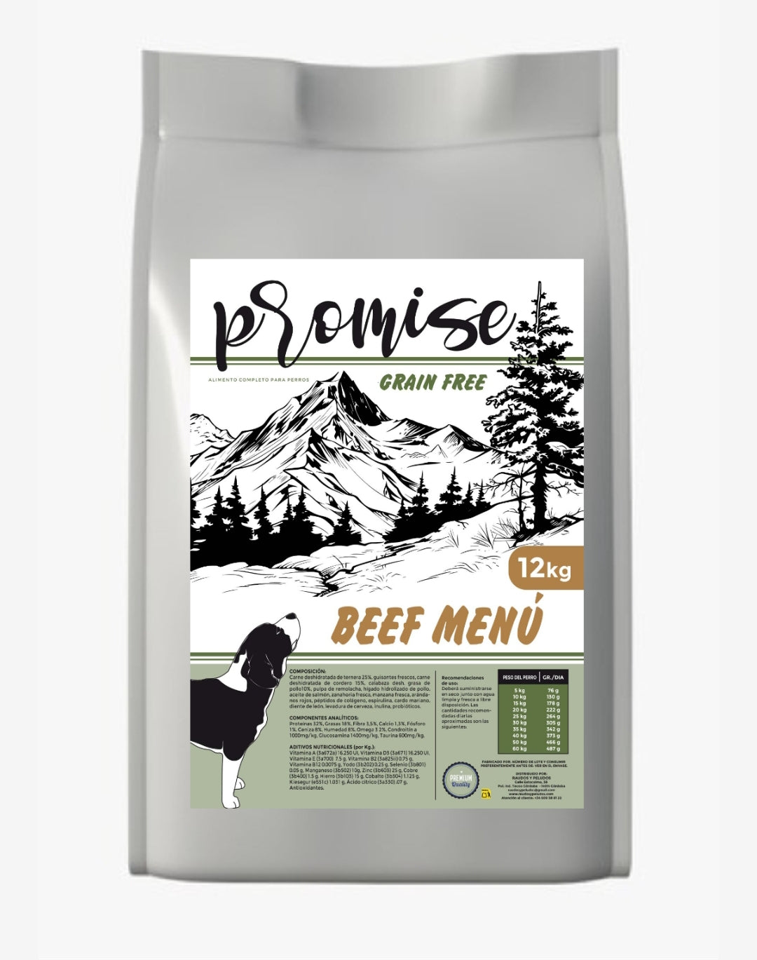Promise BEEF MENÚ 12kg