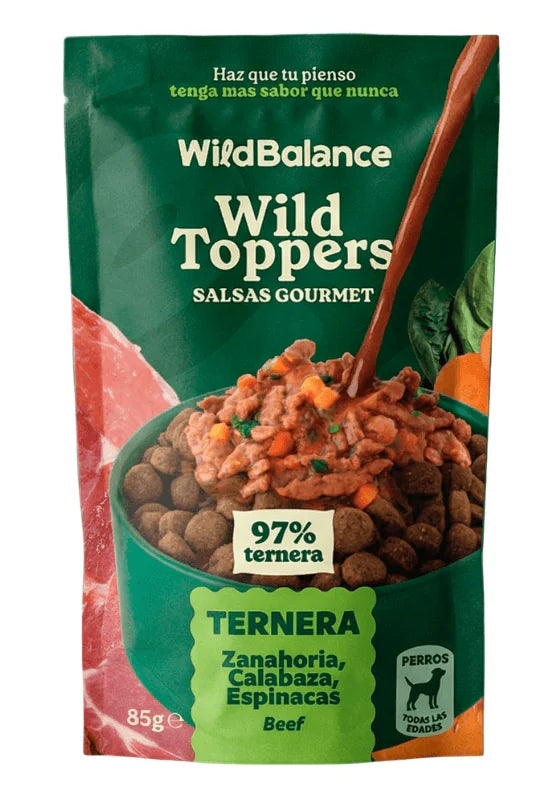 Wild toppers ternera 85gr